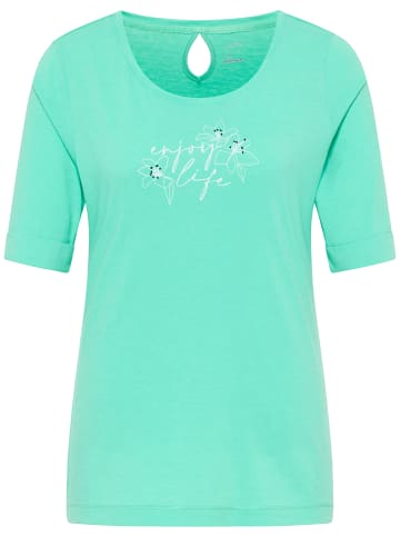 Joy Sportswear Rundhalsshirt ANYA in reef green melange