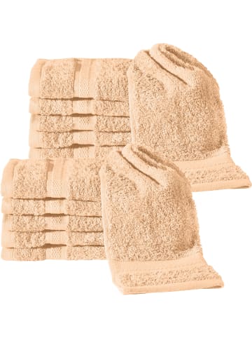 REDBEST Frottier Gästetuch 12er-Pack Chicago in apricot