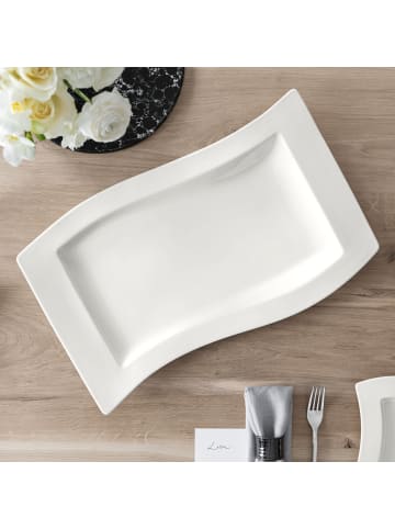 Villeroy & Boch Servierplatte NewWave in weiß