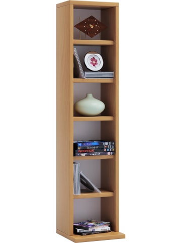 VCM Holz CD DVD Stand Aufbewahrung Deko Regal Elementa in Buche