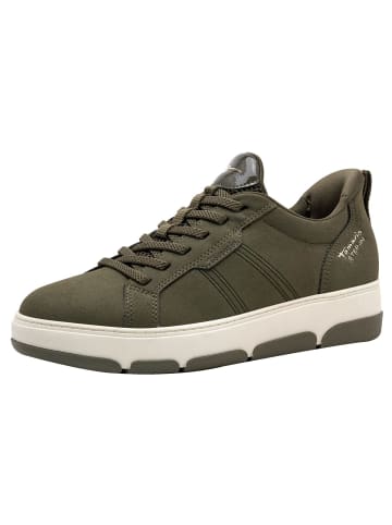 Tamaris Sneaker in OLIVE NUBUC