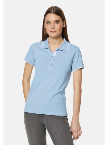 MADELEINE Sportives Poloshirt mit Halbarm in himmelblau