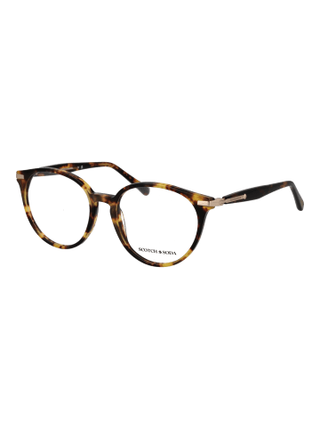 Scotch & Soda Damen Optische Fassungen Rund Havanna