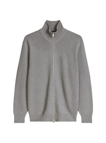 Marc O'Polo Strickjacke regular in Cloudy Grey Melange