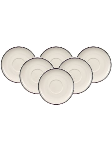 Villeroy & Boch 6er Set Mokka- / Espressountertassen Design Naif in Bunt ø 12 cm in bunt