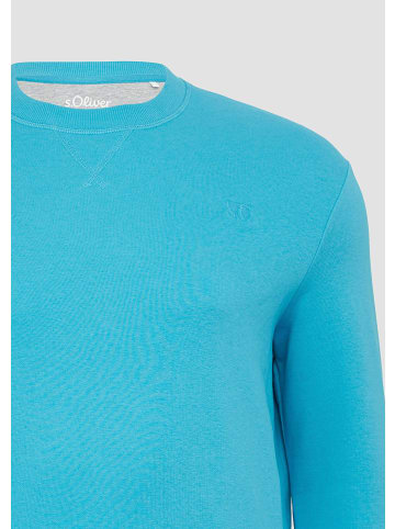 s.Oliver Sweatshirt langarm in Türkis