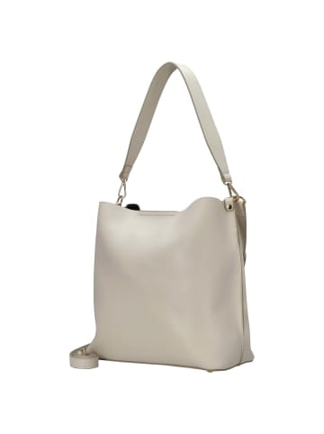 Seidenfelt Lilla Ro Midi Hobo - Schultertasche 30 cm (cream) in cream