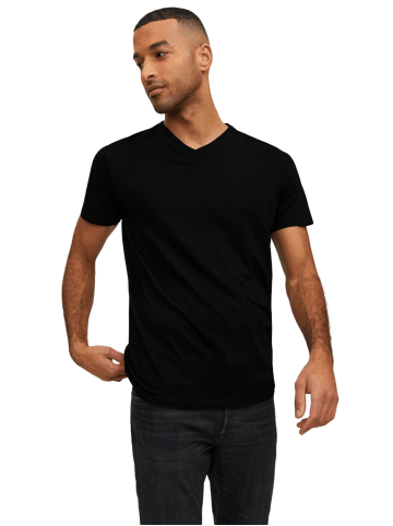 Jack & Jones T-Shirt JJEORGANIC BASIC in Schwarz