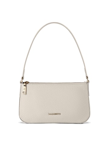 Lazarotti Bologna Leather Pochette Schultertasche Leder 22 cm cream