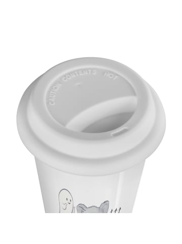 Mr. & Mrs. Panda Kaffeebecher To Go Herbstgemütlichkeit Hallowee... in Weiß