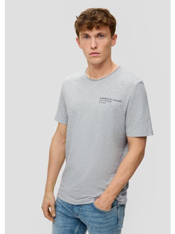 S. Oliver T-Shirt kurzarm in Grau