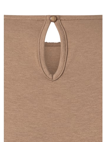 More & More glitzerndes Top, Pailletten in brown