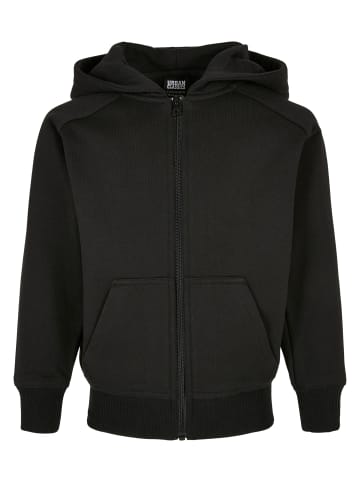 Urban Classics Zip-Kapuzenpullover in schwarz