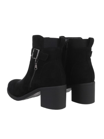 Ital-Design Stiefelette in Schwarz