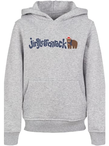 F4NT4STIC Hoodie Christmas Jingle Bear Rock in grau meliert