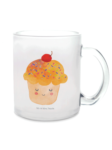 Mr. & Mrs. Panda Trinkbecher Cupcake ohne Spruch in Transparent