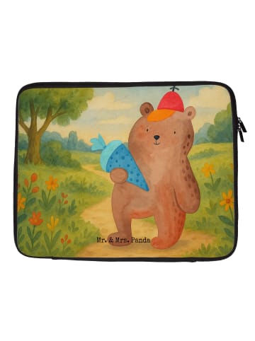 Mr. & Mrs. Panda Laptop Tasche Bär Schultüte Design ohne Spruch in Weiß