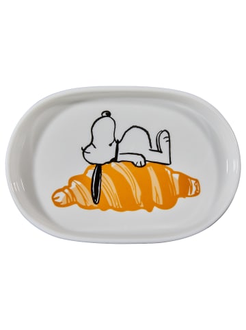 Butlers Schmuckteller PEANUTS Snoopy Croissant in Weiß