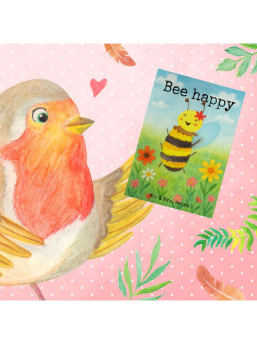 Mr. & Mrs. Panda valentinstagskarte Biene Happy Design mit Spruch in Weiß