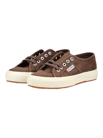 Superga Sneaker in Braun/Weiß