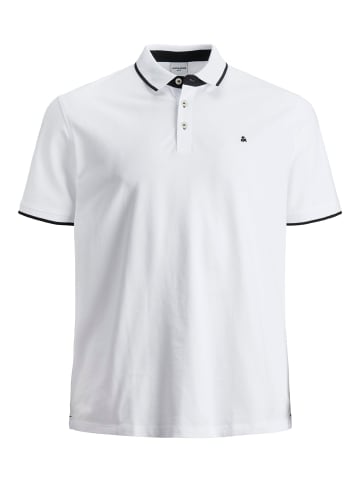 JACK & JONES PLUS Poloshirt in White 35