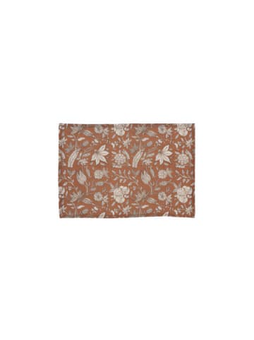Home&Styling Collection Baumwollunterlage mit Blumenmuster in Rot, 45 x 30 cm