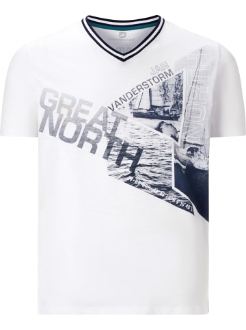 Jan Vanderstorm T-Shirt BRYNO in weiß