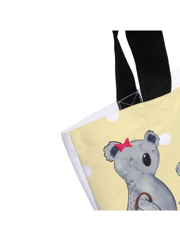 Mr. & Mrs. Panda Stofftasche Koala Familie zwei ohne Spruch in Gelb Pastell