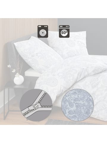 Janine Soft-Flanell Bettwäsche in grau