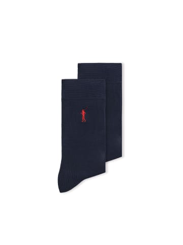 Polo Club 2 tlg. Set: Socken in Navy Blau