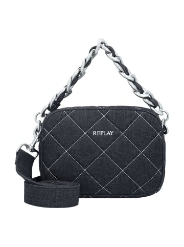 Replay Handtasche 24 cm in denim black