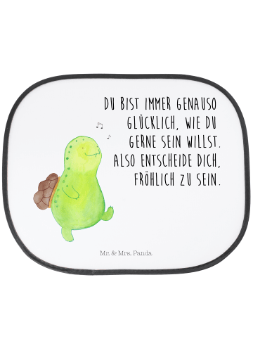 Mr. & Mrs. Panda sonnenschutz Schildkröte Pfeifen mit Spruch in Weiß