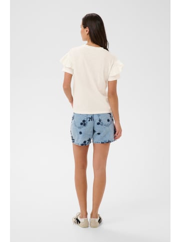 Kaffe T-Shirt kurzarm KAerin Loose fit in Chalk