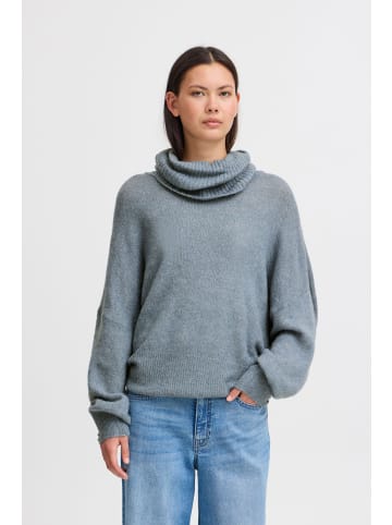 ICHI Langarm IHKAMARA Loose fit in Blue Mirage