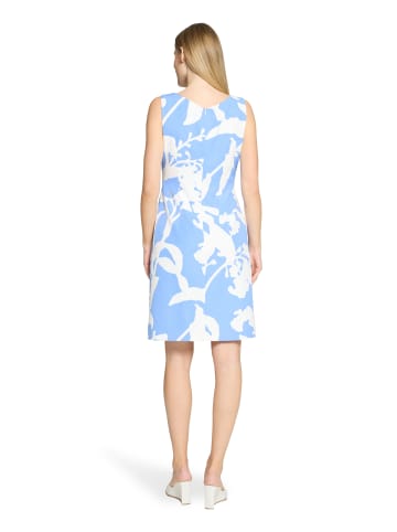 Vera Mont Kleid in hellblau ecru - 0001