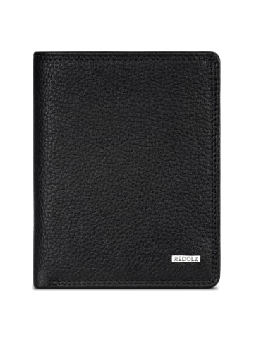 Redolz Leather Essentials HF Geldbörse RFID Leder 9,5 cm ausklappbar black