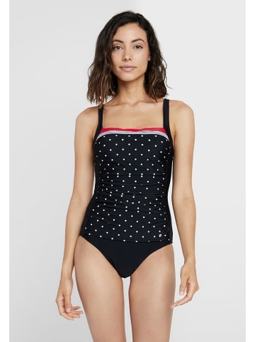 LASCANA Badeanzug in schwarz-rot