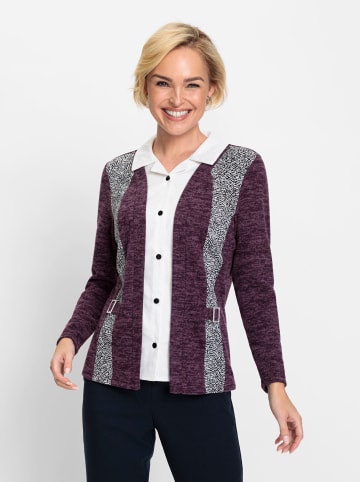 WITT WEIDEN Shirt in aubergine-meliert