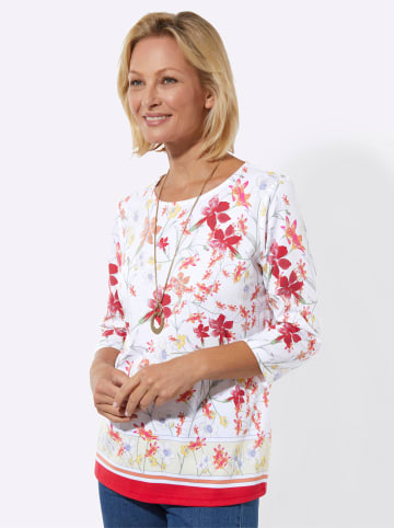 WITT WEIDEN Rundhals-Shirt in erdbeere-eucalyptus-bedruckt