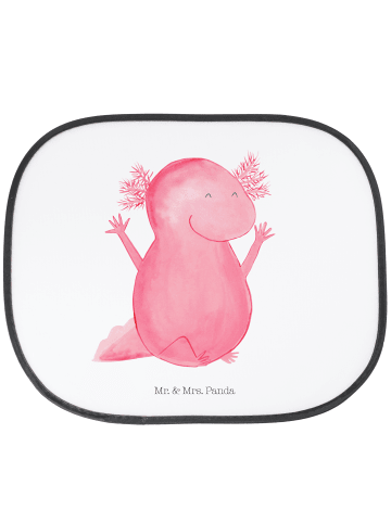 Mr. & Mrs. Panda Autosonnenschutz Axolotl Hurra ohne Spruch in Weiß