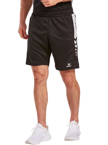 erima Six Wings Shorts in schwarz/weiss