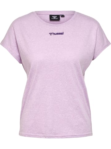 Hummel T-Shirt S/S Hmlzandra T-Shirt in PASTEL LILAC MELANGE