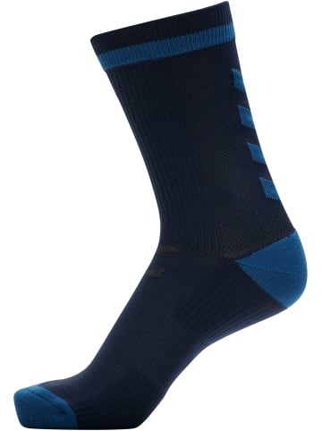 Hummel Hummel Low Socken Elite Indoor Multisport Unisex Erwachsene Atmungsaktiv Feuchtigkeitsabsorbierenden in DARK SAPPHIRE/BLUE CORAL