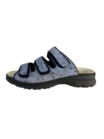 Algemare Clog Pantolette in schwarz/grau