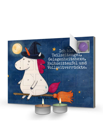 Mr. & Mrs. Panda Duftkerzen Adventskalender Einhorn Hexe Design ... in Weiß