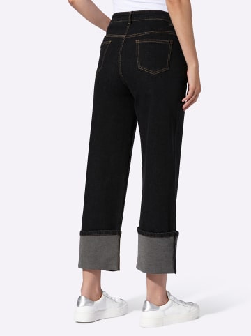 Heine Stretch-Jeans in black denim