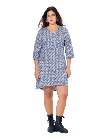 Ulla Popken Jerseykleid in tintenblau