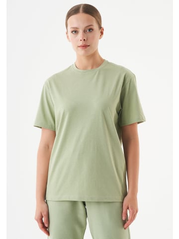 Organication T-Shirt "TILLO" in Salbeigrün