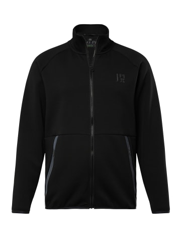 JP1880 Sweatjacke in schwarz