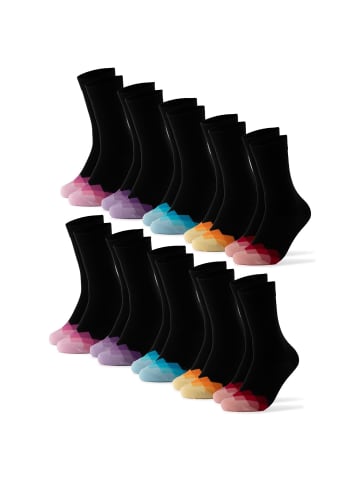 Occulto 10er Pack Bunte Socken Evelin in ColorMix